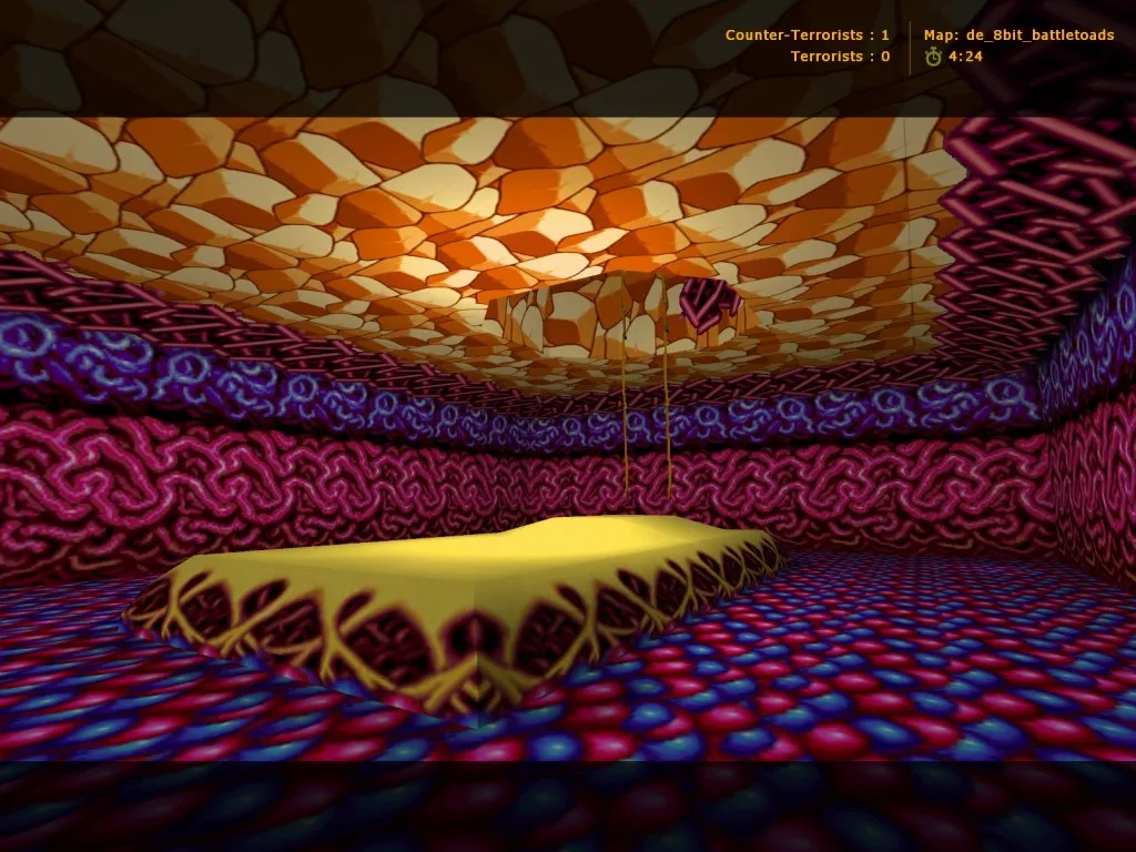Скриншот de_8bit_battletoads для CS 1.6: тактика, точки, оптимизация и запуск карты