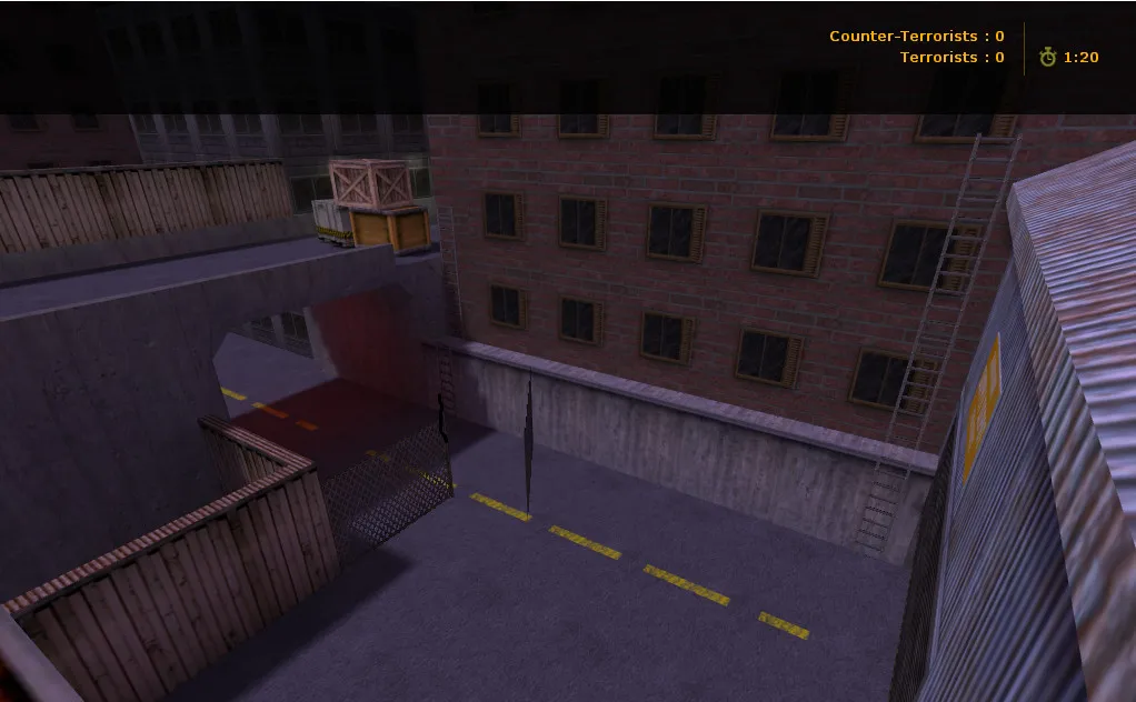 Скриншот  Карта de_assault32_c4 для CS 1.6: баланс сторон, точки под плент и контроль центра