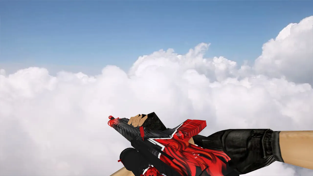 Скриншот Модель «SG-553 Starladder» для CS 1.6: Качественные текстуры и анимация