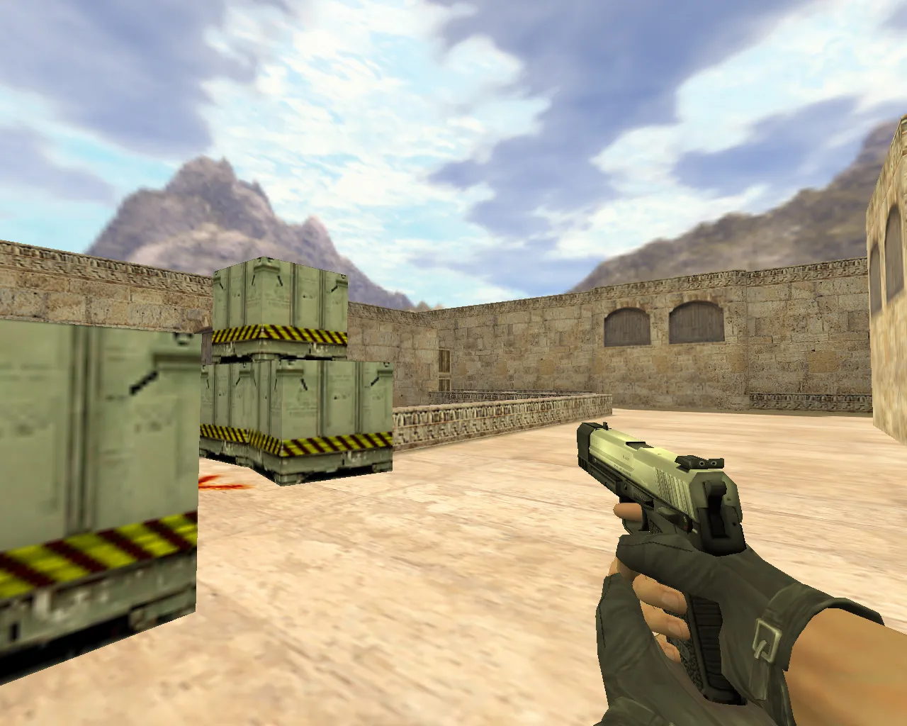 Скриншот Модель P228 Серебро для CS 1.6 - Качественная текстура и анимация