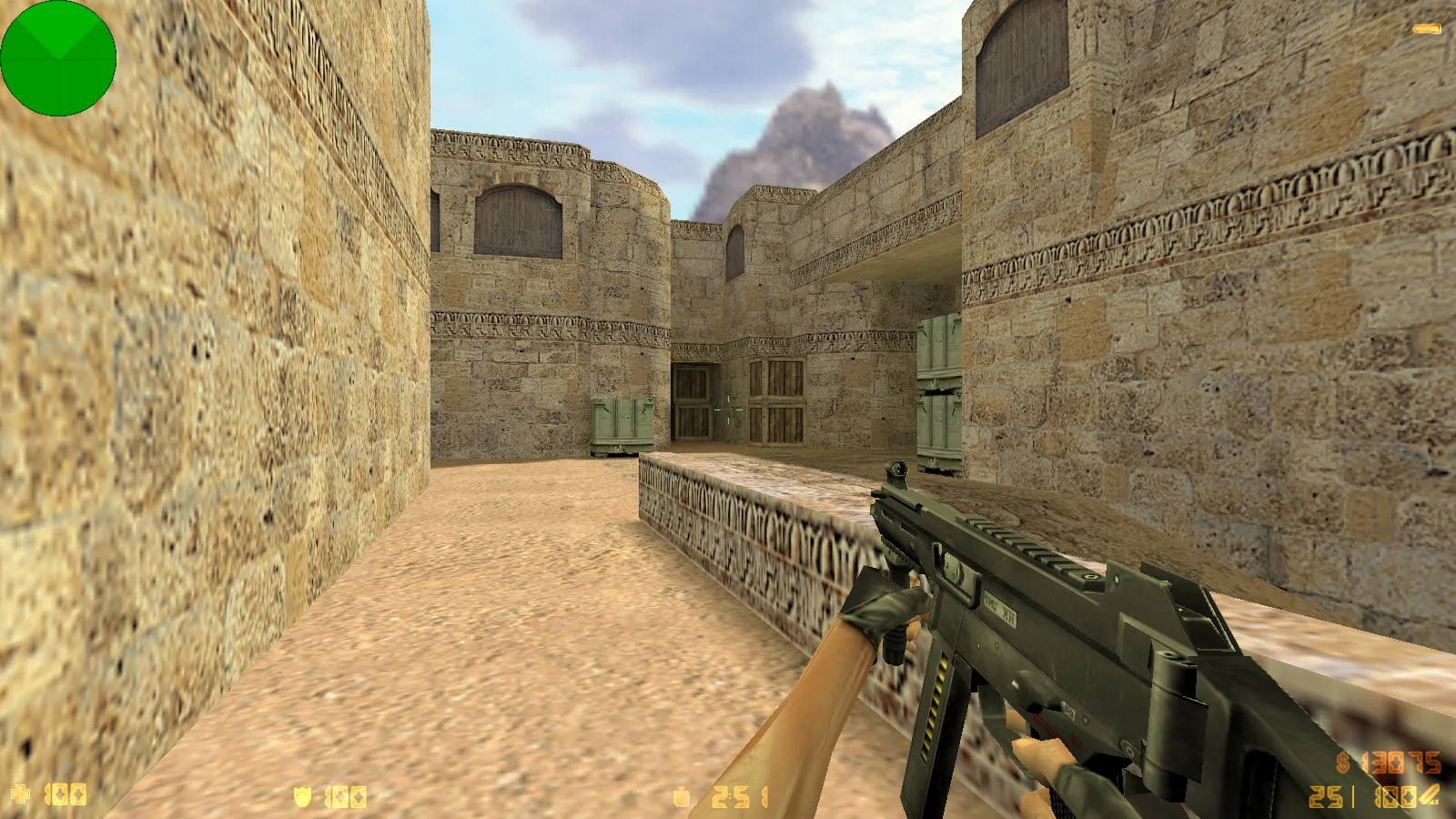 Скриншот  CS 1.0 сборка для CS 1.6: 5 апдейтов, оружейные модели v_/p_/w_, звуки, текстуры карт и фон меню