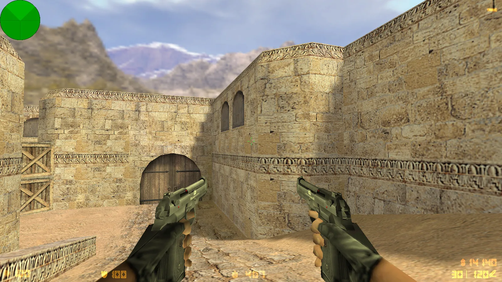 Скриншот  CS 1.2 сборка CS 1.6: модели v_ p_ w_, звуки, текстуры карт и фон спецназа в главном меню