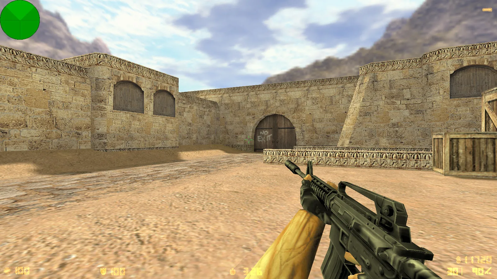 Скриншот  CS 1.3 сборка: модели оружия v_ p_ w_, звуки, текстуры карт и фон меню Beta 5 — версии и год