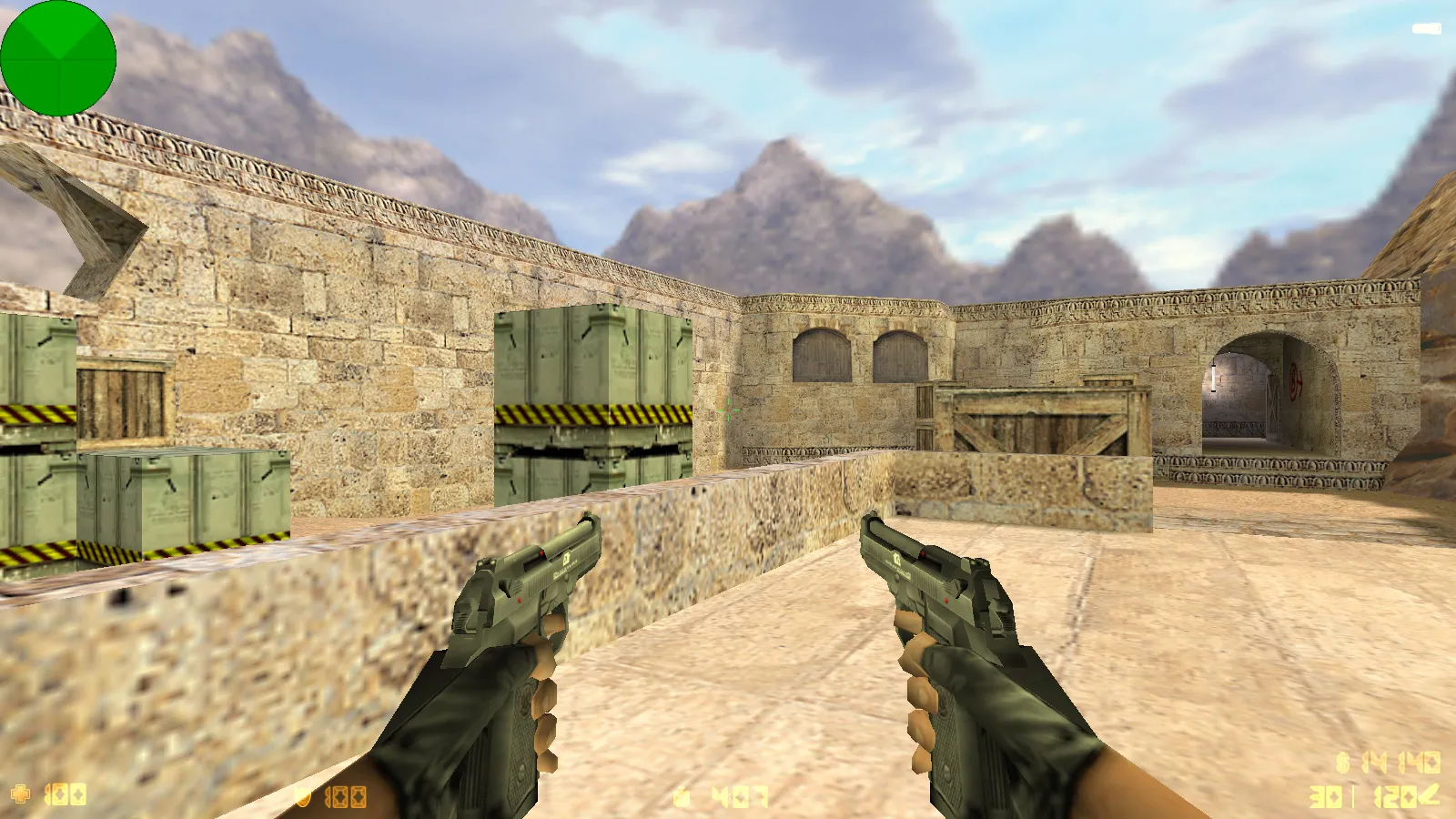 Скриншот  CS 1.3 сборка: модели оружия v_ p_ w_, звуки, текстуры карт и фон меню Beta 5 — версии и год