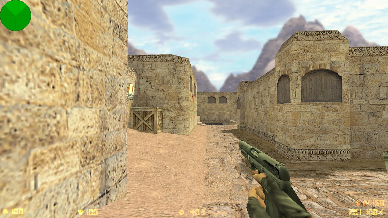 Скриншот  CS 1.3 сборка: модели оружия v_ p_ w_, звуки, текстуры карт и фон меню Beta 5 — версии и год