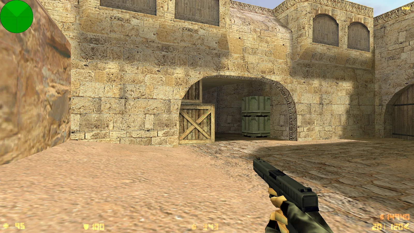 Скриншот  CS 1.3 сборка: модели оружия v_ p_ w_, звуки, текстуры карт и фон меню Beta 5 — версии и год