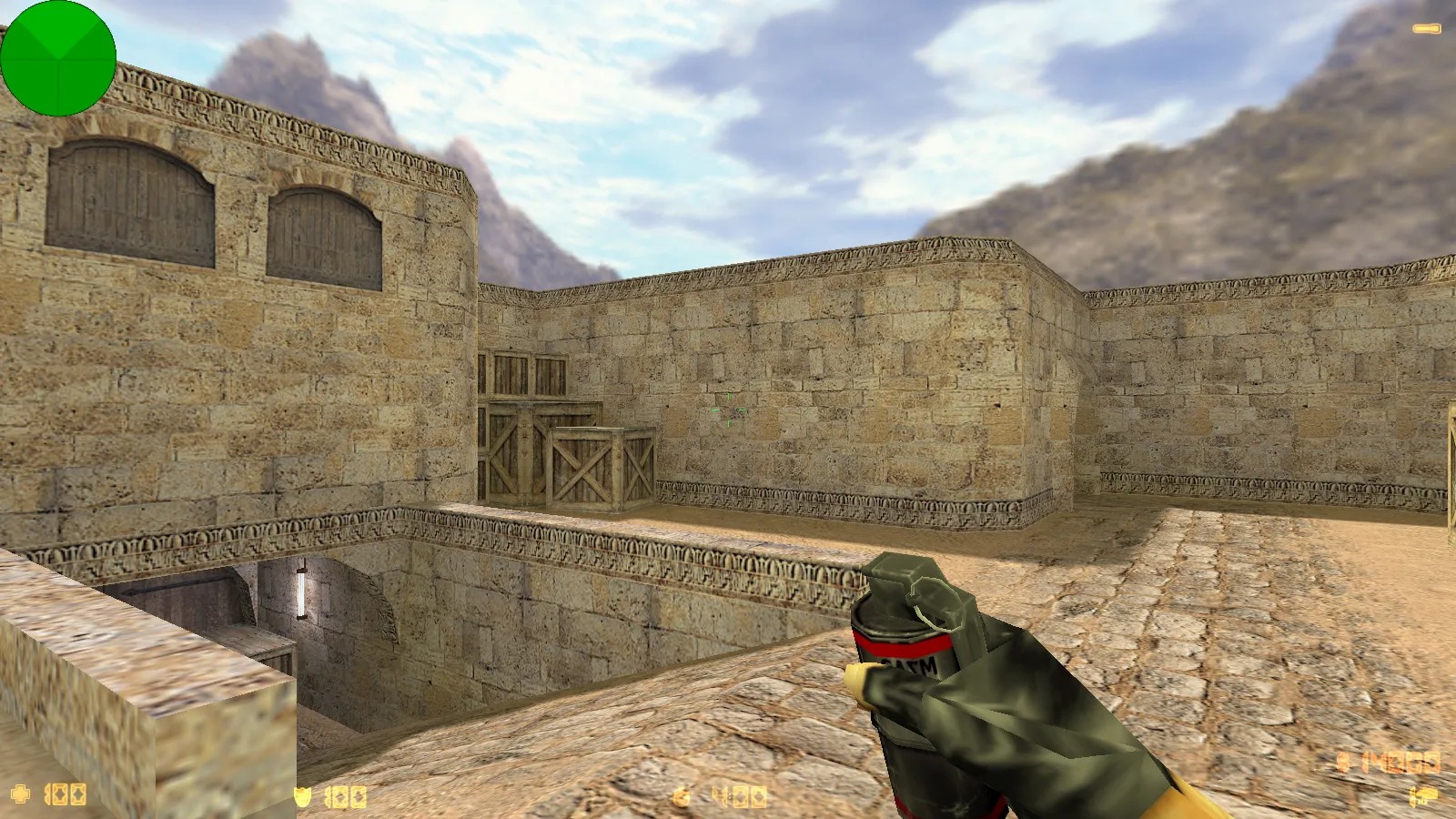 Скриншот  CS 1.3 сборка: модели оружия v_ p_ w_, звуки, текстуры карт и фон меню Beta 5 — версии и год