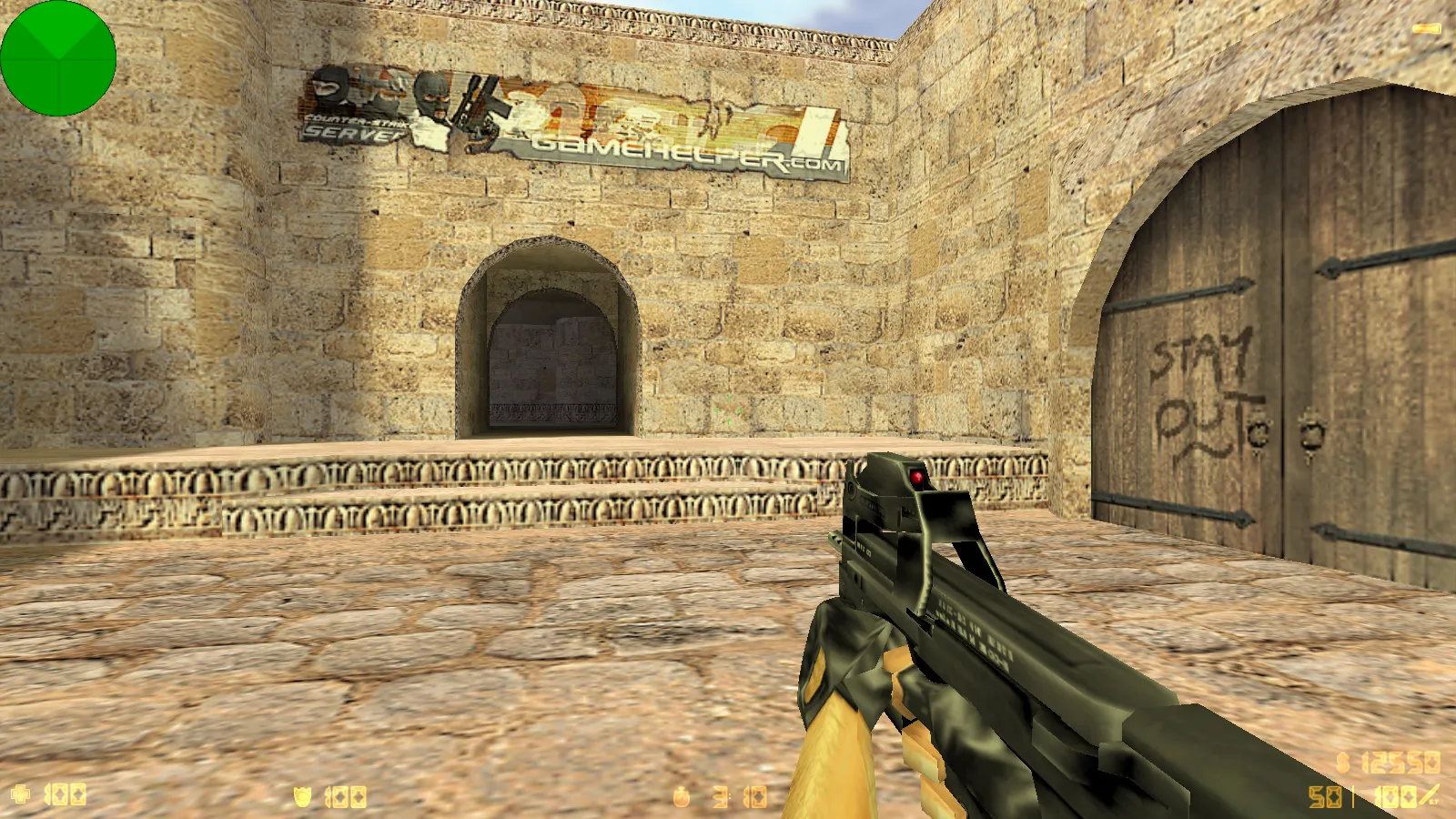 Скриншот  CS 1.3 сборка: модели оружия v_ p_ w_, звуки, текстуры карт и фон меню Beta 5 — версии и год