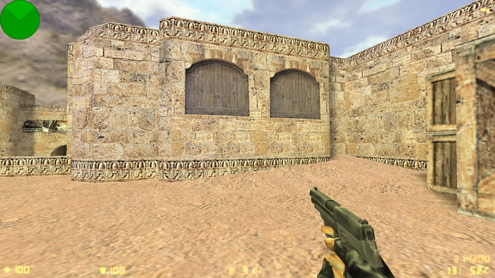 Скриншот  CS 1.3 сборка: модели оружия v_ p_ w_, звуки, текстуры карт и фон меню Beta 5 — версии и год