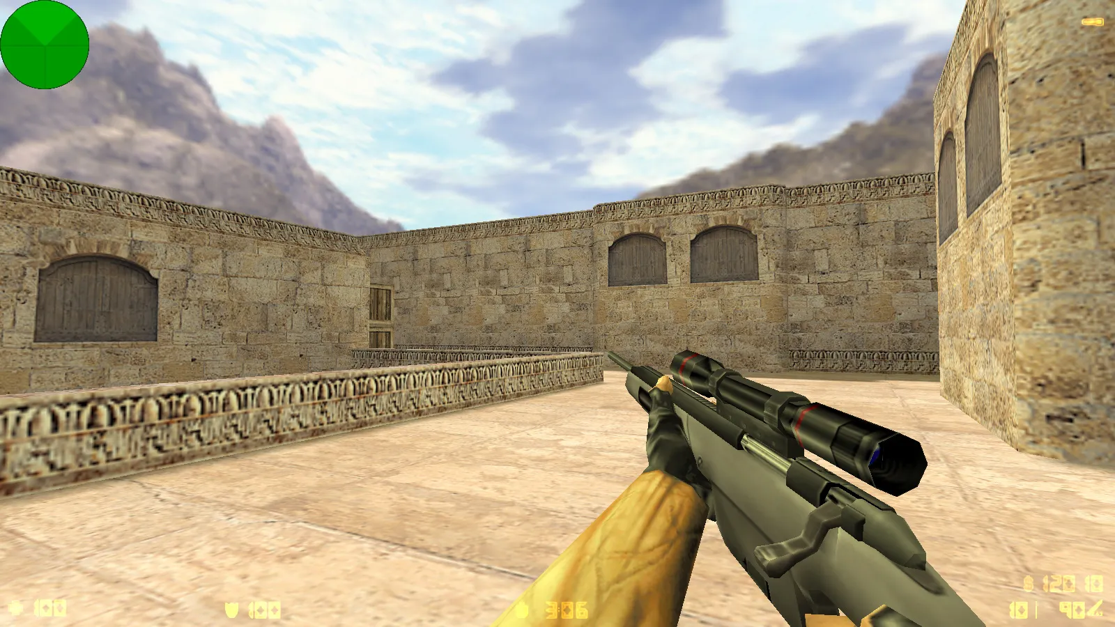 Скриншот  CS 1.3 сборка: модели оружия v_ p_ w_, звуки, текстуры карт и фон меню Beta 5 — версии и год