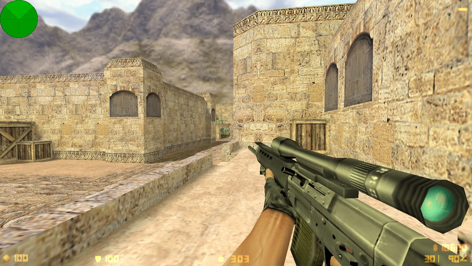 Скриншот  CS 1.3 сборка: модели оружия v_ p_ w_, звуки, текстуры карт и фон меню Beta 5 — версии и год