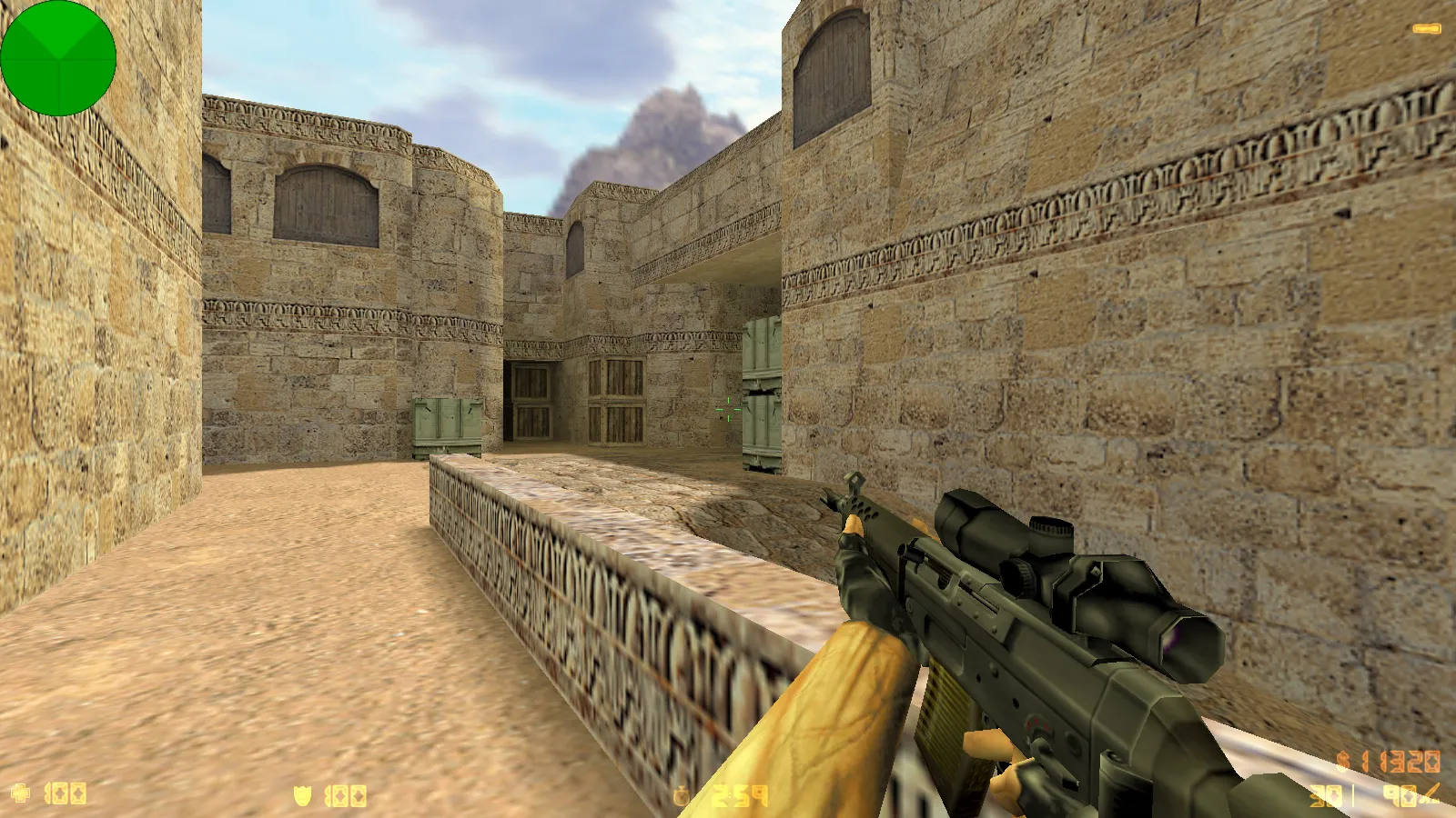 Скриншот  CS 1.3 сборка: модели оружия v_ p_ w_, звуки, текстуры карт и фон меню Beta 5 — версии и год