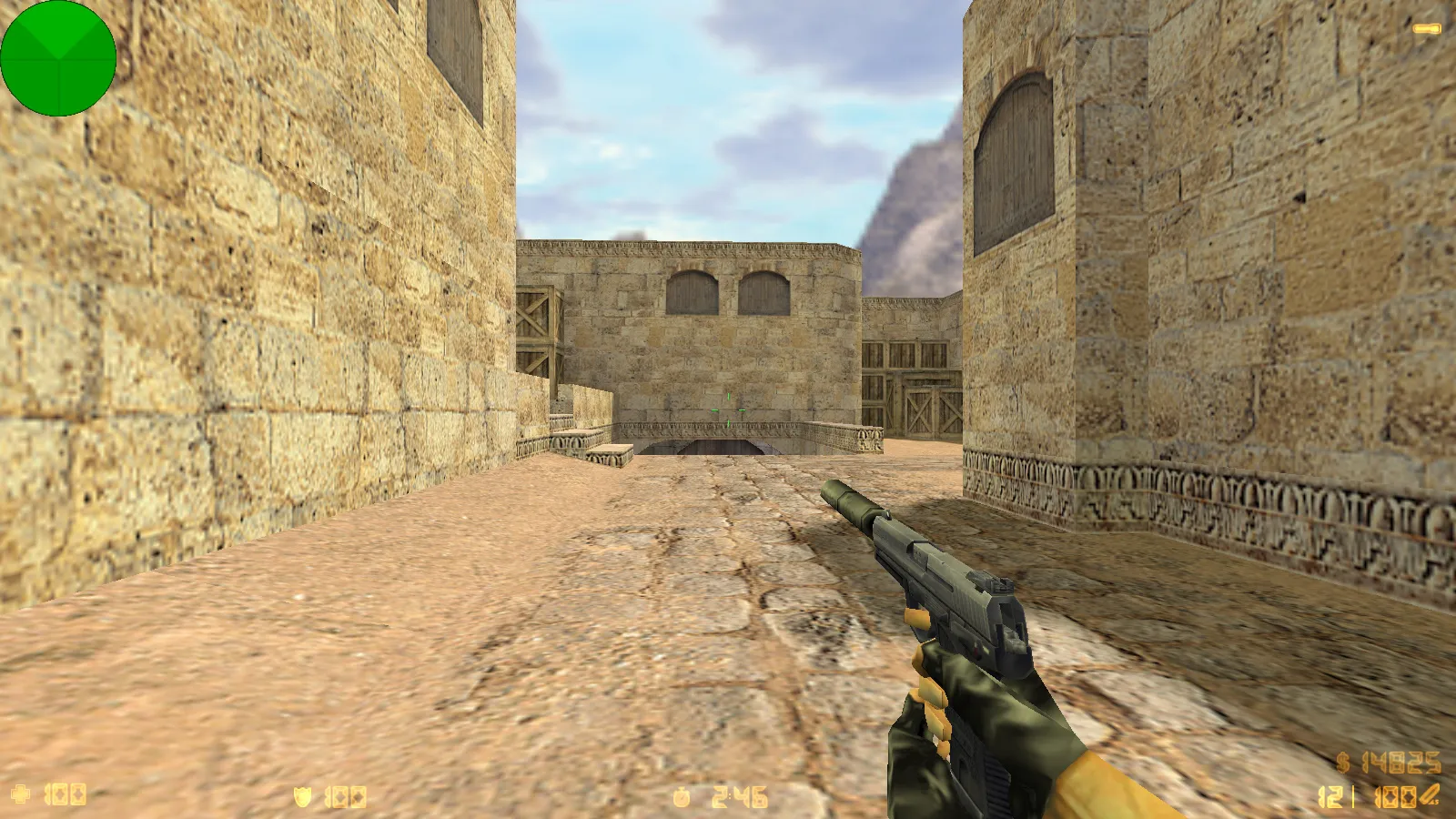 Скриншот  CS 1.3 сборка: модели оружия v_ p_ w_, звуки, текстуры карт и фон меню Beta 5 — версии и год