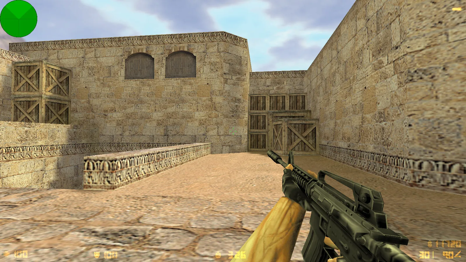 Скриншот  CS 1.4 сборка: версии и год, 5 новинок, оружейные модели v_, p_, w_, звуки и текстуры, русские ники в чате