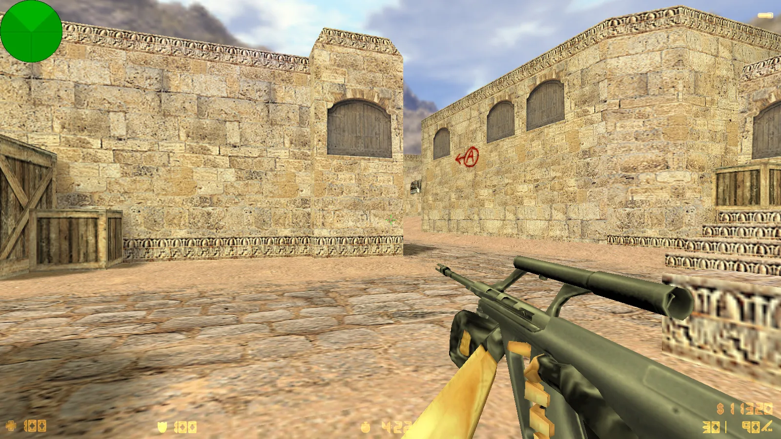 Скриншот  CS 1.4 сборка: версии и год, 5 новинок, оружейные модели v_, p_, w_, звуки и текстуры, русские ники в чате