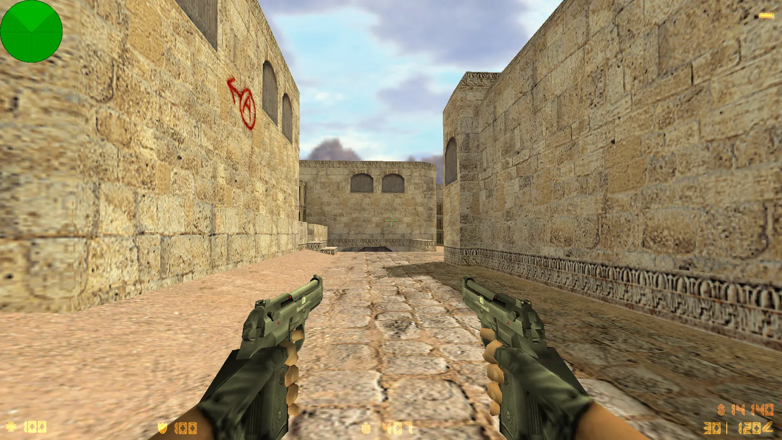 Скриншот  CS 1.4 сборка: версии и год, 5 новинок, оружейные модели v_, p_, w_, звуки и текстуры, русские ники в чате