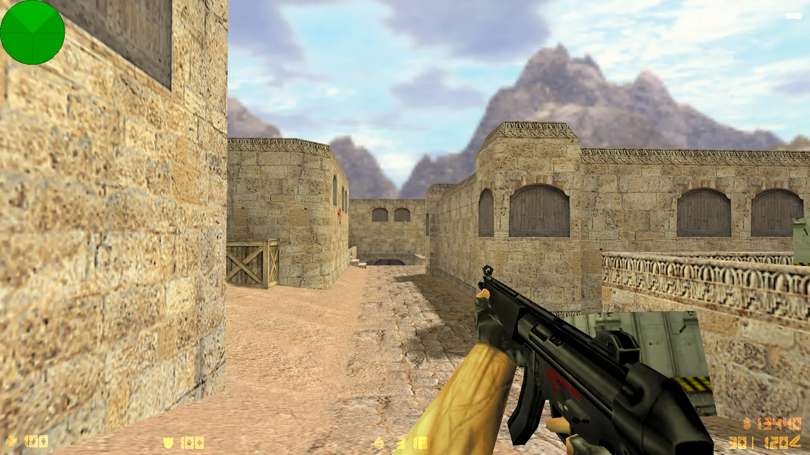 Скриншот  CS 1.4 сборка: версии и год, 5 новинок, оружейные модели v_, p_, w_, звуки и текстуры, русские ники в чате