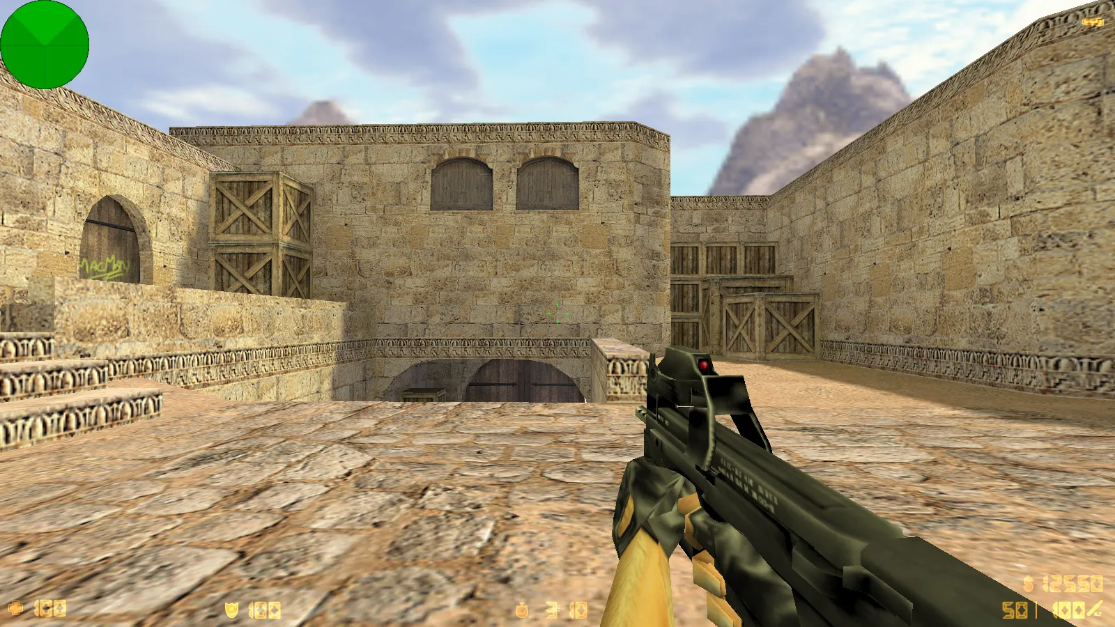 Скриншот  CS 1.4 сборка: версии и год, 5 новинок, оружейные модели v_, p_, w_, звуки и текстуры, русские ники в чате