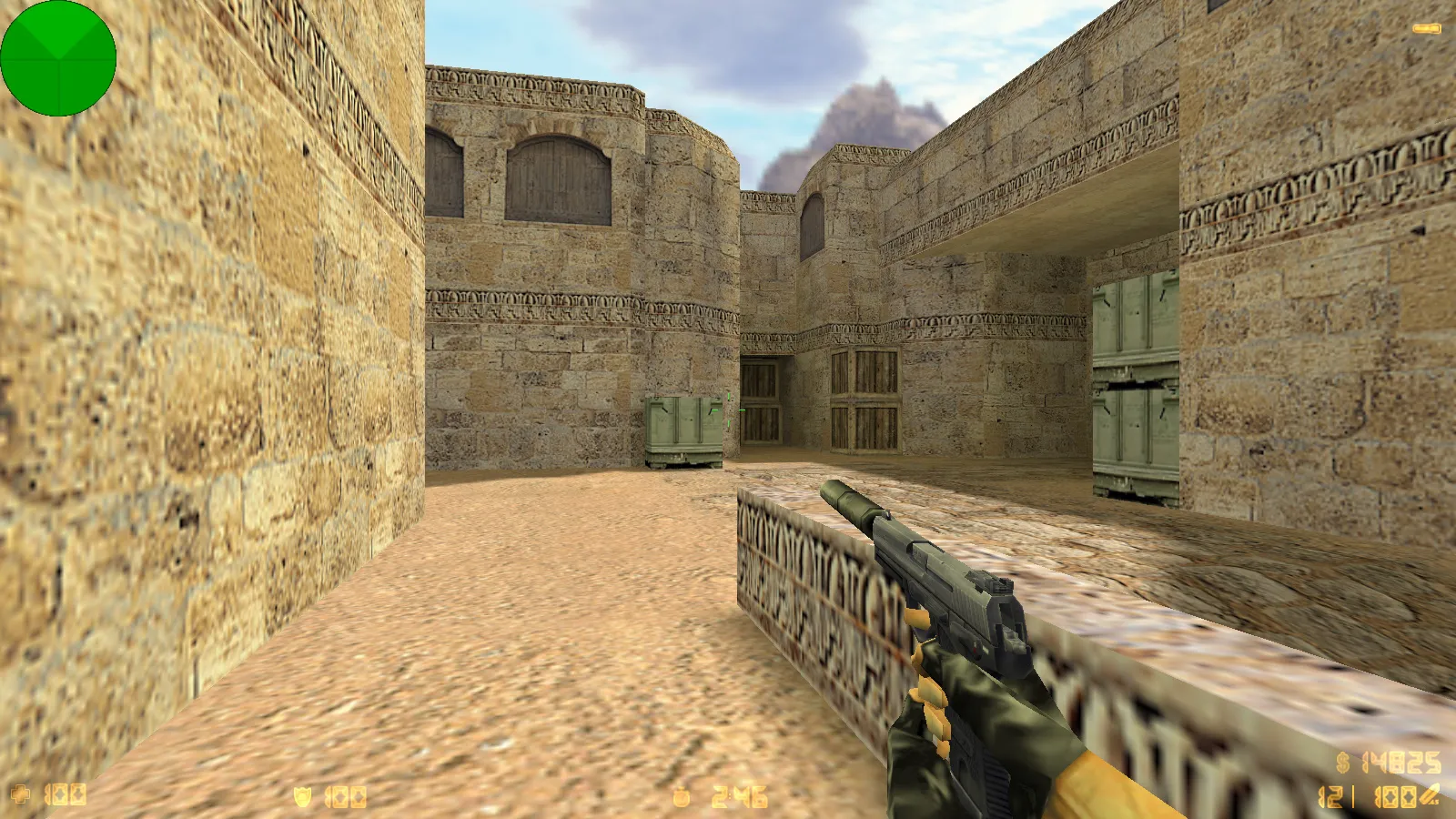 Скриншот  CS 1.4 сборка: версии и год, 5 новинок, оружейные модели v_, p_, w_, звуки и текстуры, русские ники в чате