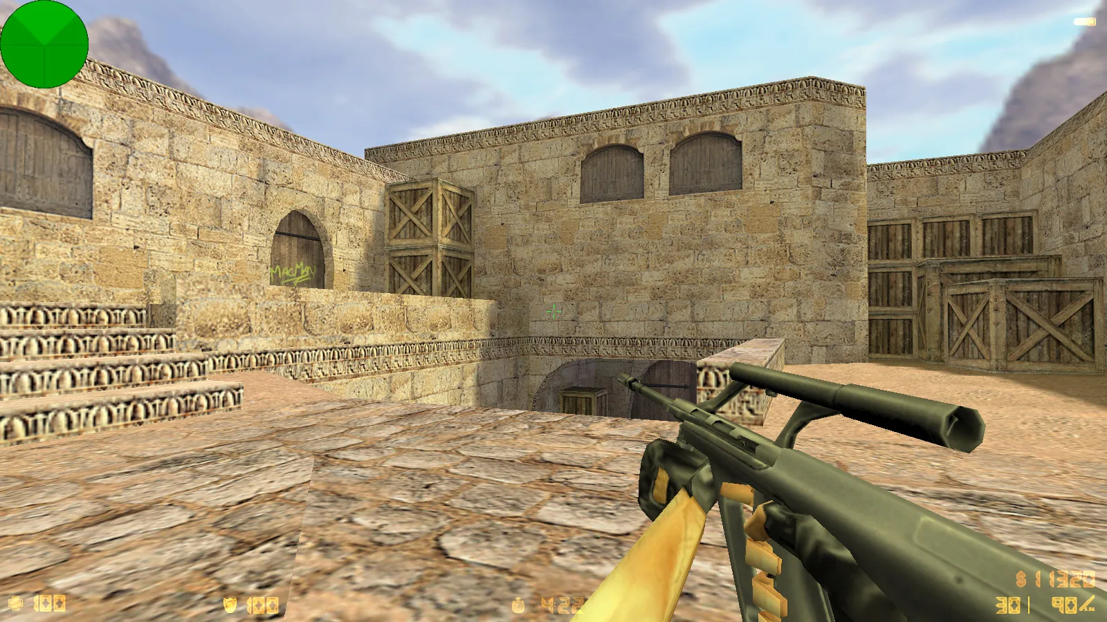 Скриншот  CS 1.5 сборка: версии и года, 5 новшеств, модели v_/p_/w_ оружия, звуки, текстуры и стабильный запуск