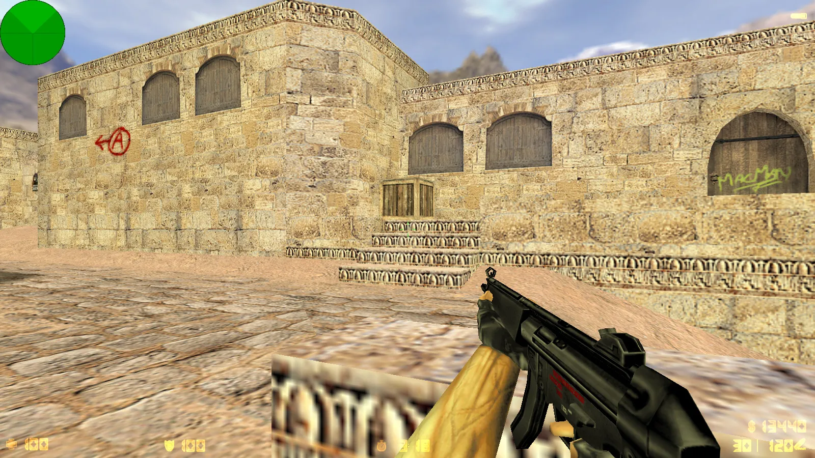 Скриншот  CS 1.5 сборка: версии и года, 5 новшеств, модели v_/p_/w_ оружия, звуки, текстуры и стабильный запуск