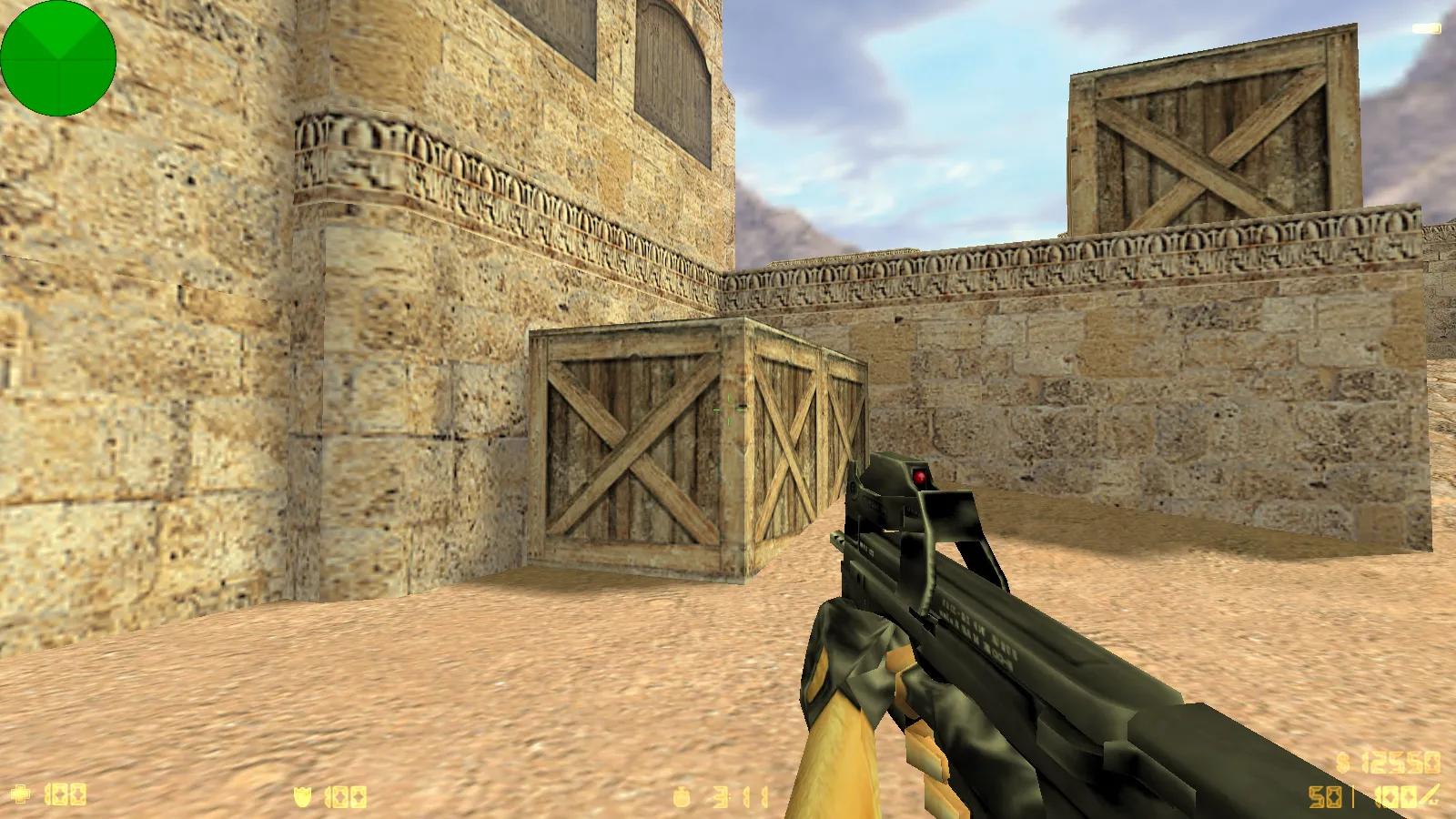 Скриншот  CS 1.5 сборка: версии и года, 5 новшеств, модели v_/p_/w_ оружия, звуки, текстуры и стабильный запуск