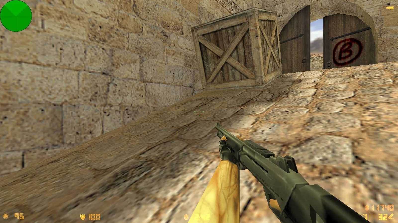 Скриншот  CS 1.5 сборка: версии и года, 5 новшеств, модели v_/p_/w_ оружия, звуки, текстуры и стабильный запуск