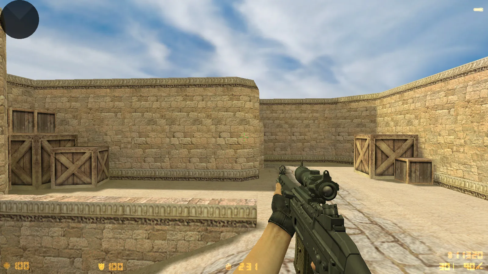 Скриншот  CS 1.7 сборка: версии и года, оружие v_/p_/w_, анимации, звуки, config.cfg и защита MasterServer