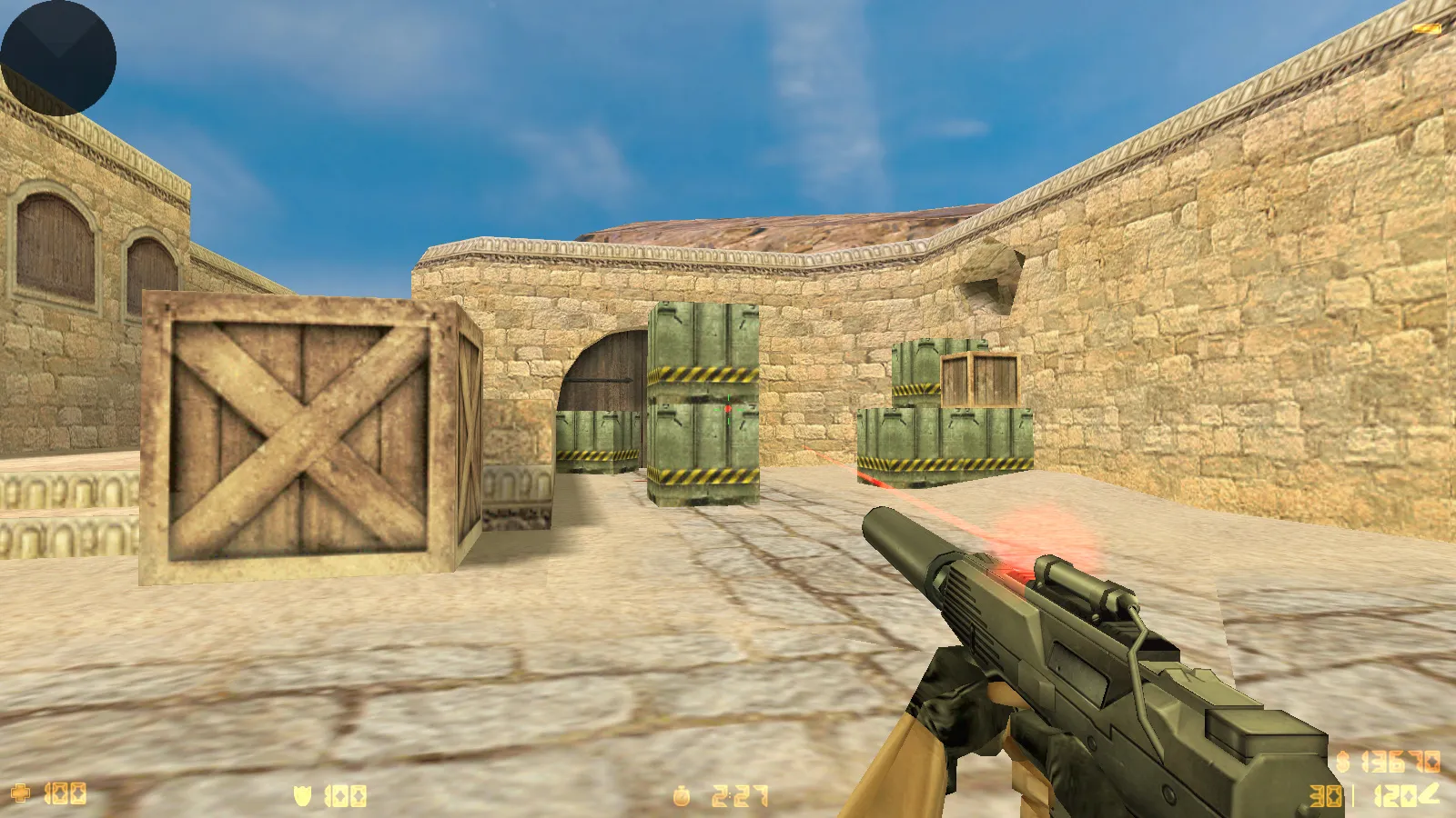 Скриншот  CS 1.7 сборка: версии и года, оружие v_/p_/w_, анимации, звуки, config.cfg и защита MasterServer