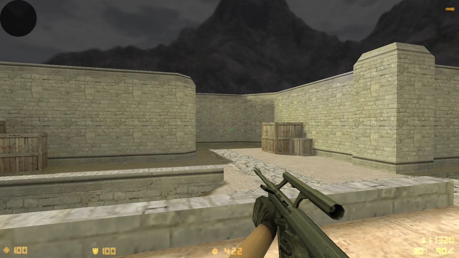 Скриншот  CS 1.8 сборка для CS 1.6: v_ p_ w_ модели оружия, звуки, интерфейс, стабильный config.cfg и защита MasterServer-подмены