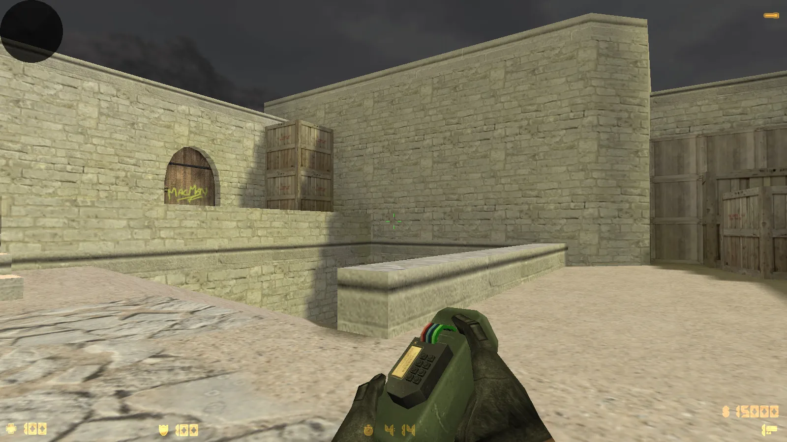 Скриншот  CS 1.8 сборка для CS 1.6: v_ p_ w_ модели оружия, звуки, интерфейс, стабильный config.cfg и защита MasterServer-подмены