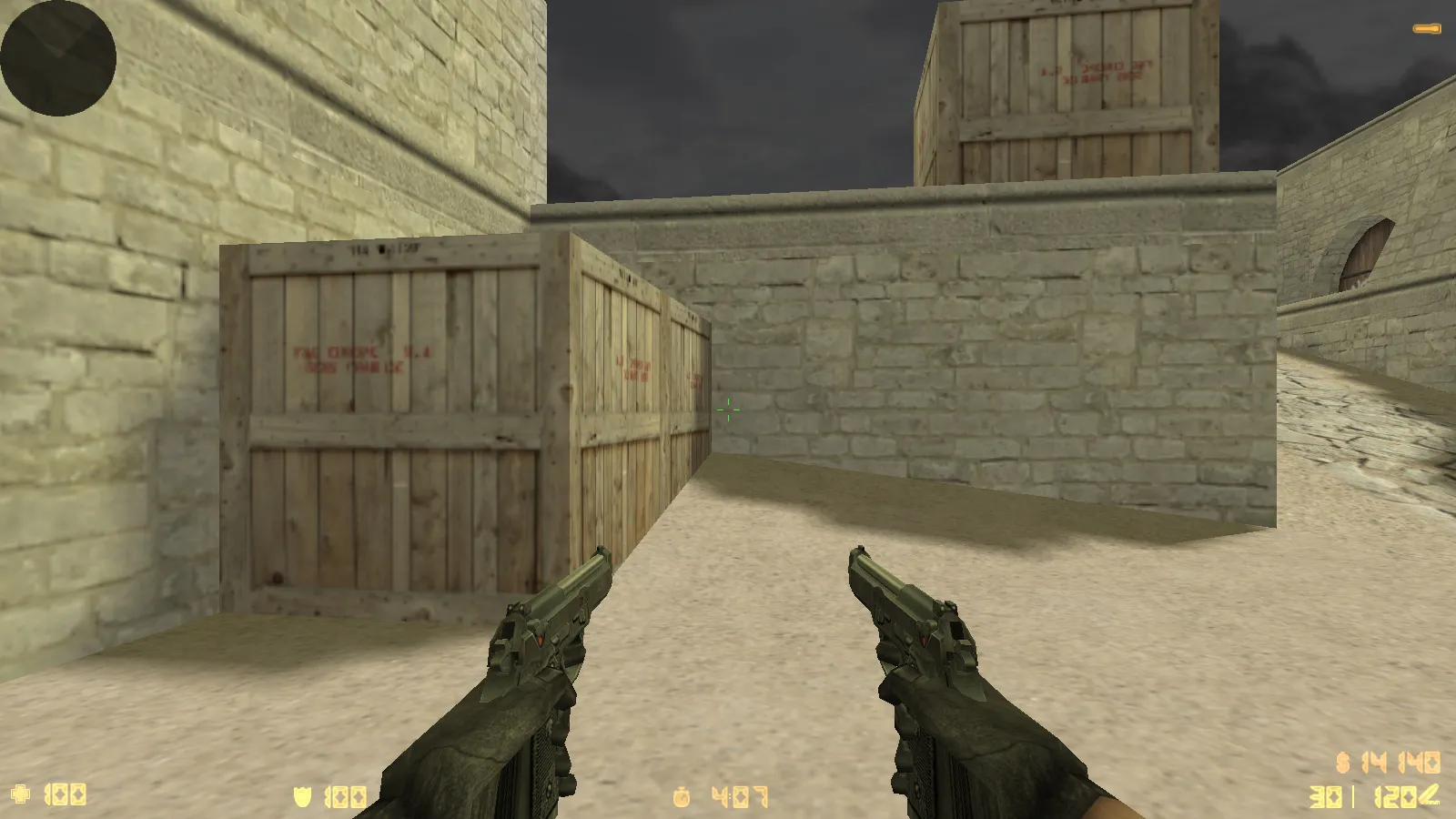 Скриншот  CS 1.8 сборка для CS 1.6: v_ p_ w_ модели оружия, звуки, интерфейс, стабильный config.cfg и защита MasterServer-подмены