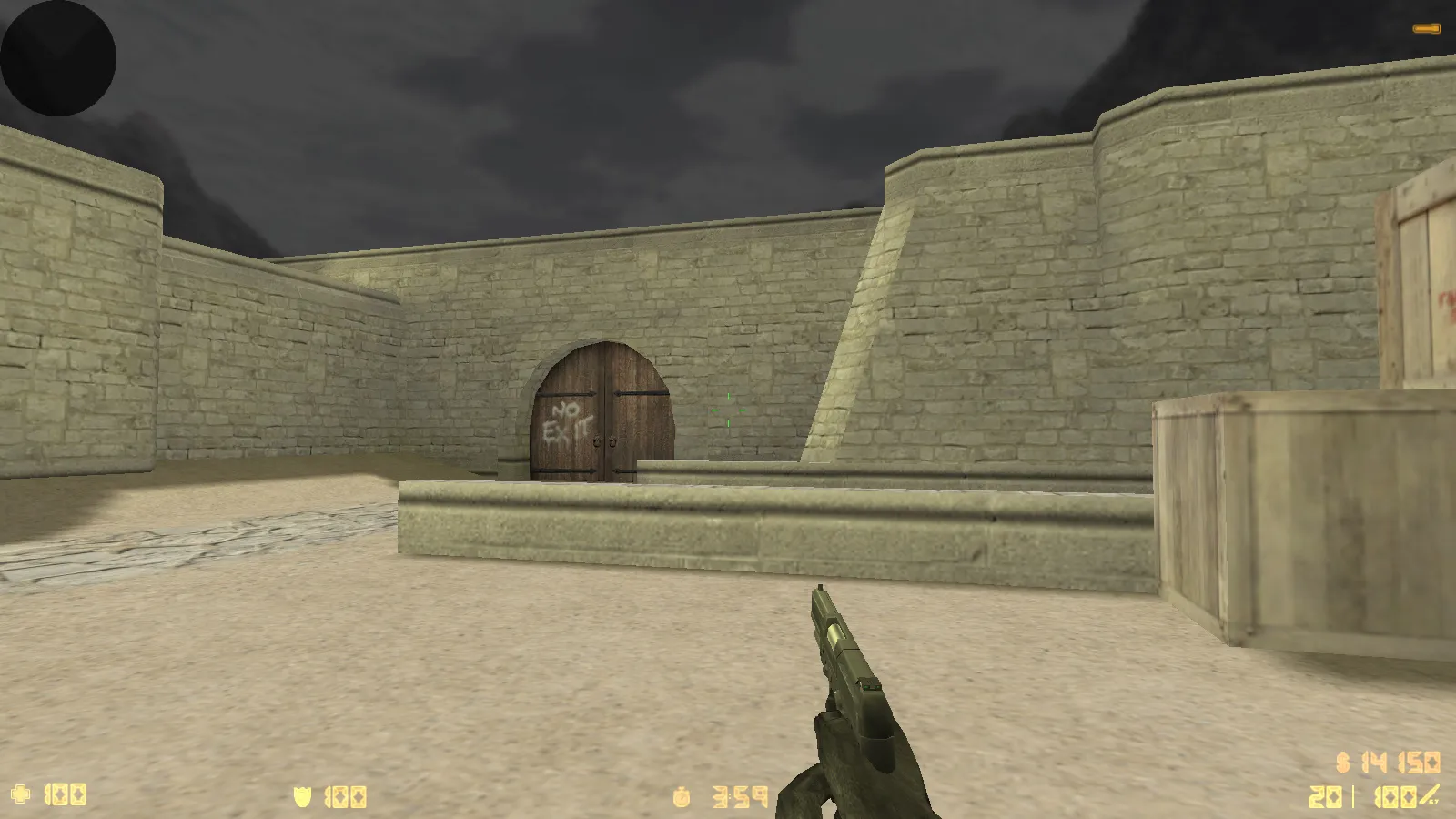 Скриншот  CS 1.8 сборка для CS 1.6: v_ p_ w_ модели оружия, звуки, интерфейс, стабильный config.cfg и защита MasterServer-подмены