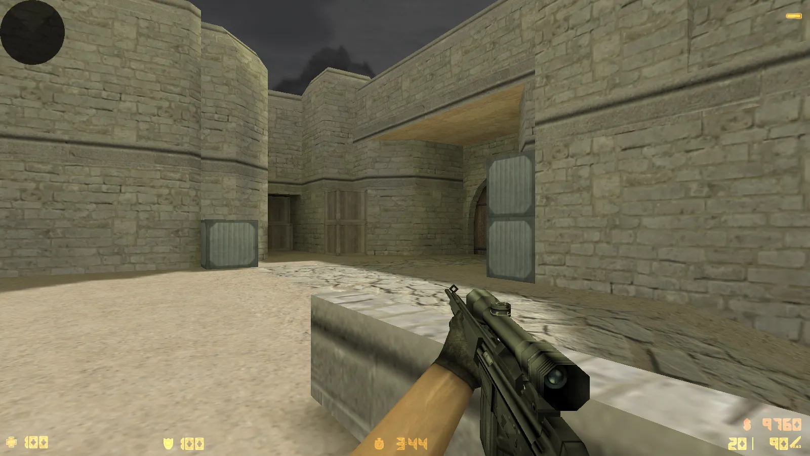 Скриншот  CS 1.8 сборка для CS 1.6: v_ p_ w_ модели оружия, звуки, интерфейс, стабильный config.cfg и защита MasterServer-подмены