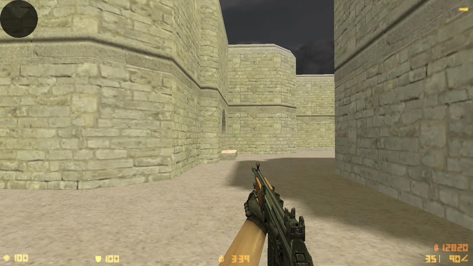 Скриншот  CS 1.8 сборка для CS 1.6: v_ p_ w_ модели оружия, звуки, интерфейс, стабильный config.cfg и защита MasterServer-подмены