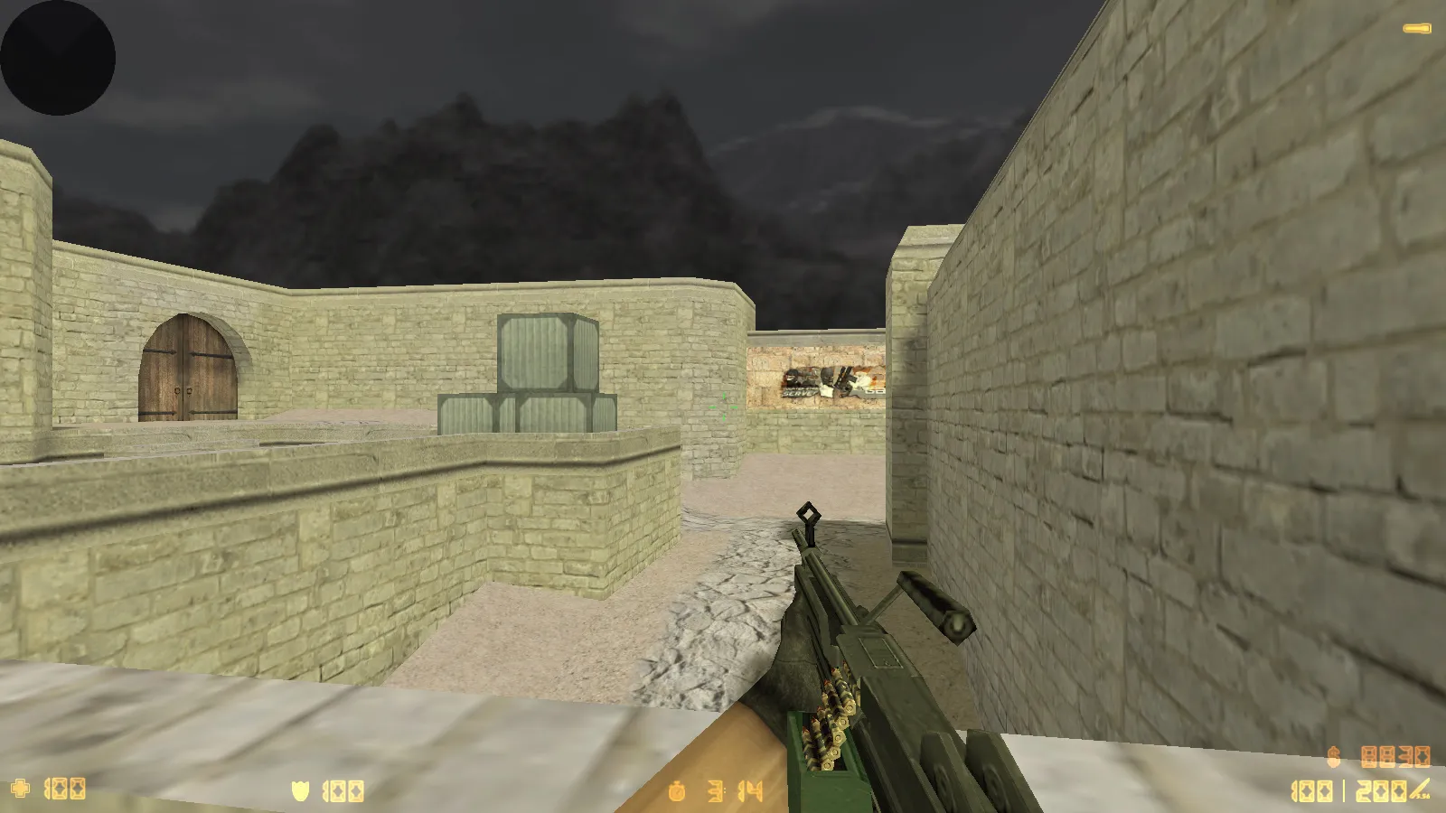 Скриншот  CS 1.8 сборка для CS 1.6: v_ p_ w_ модели оружия, звуки, интерфейс, стабильный config.cfg и защита MasterServer-подмены