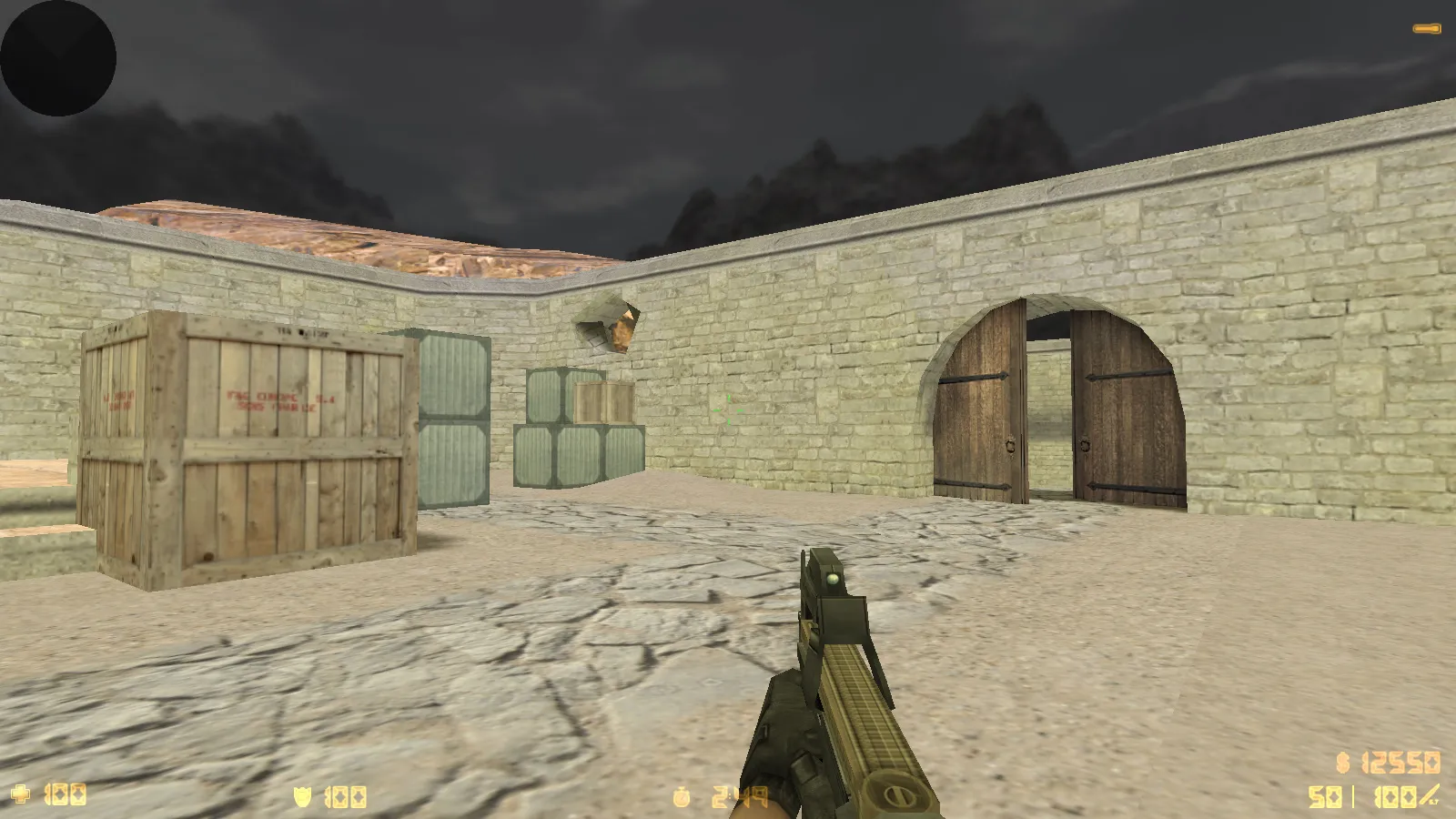 Скриншот  CS 1.8 сборка для CS 1.6: v_ p_ w_ модели оружия, звуки, интерфейс, стабильный config.cfg и защита MasterServer-подмены