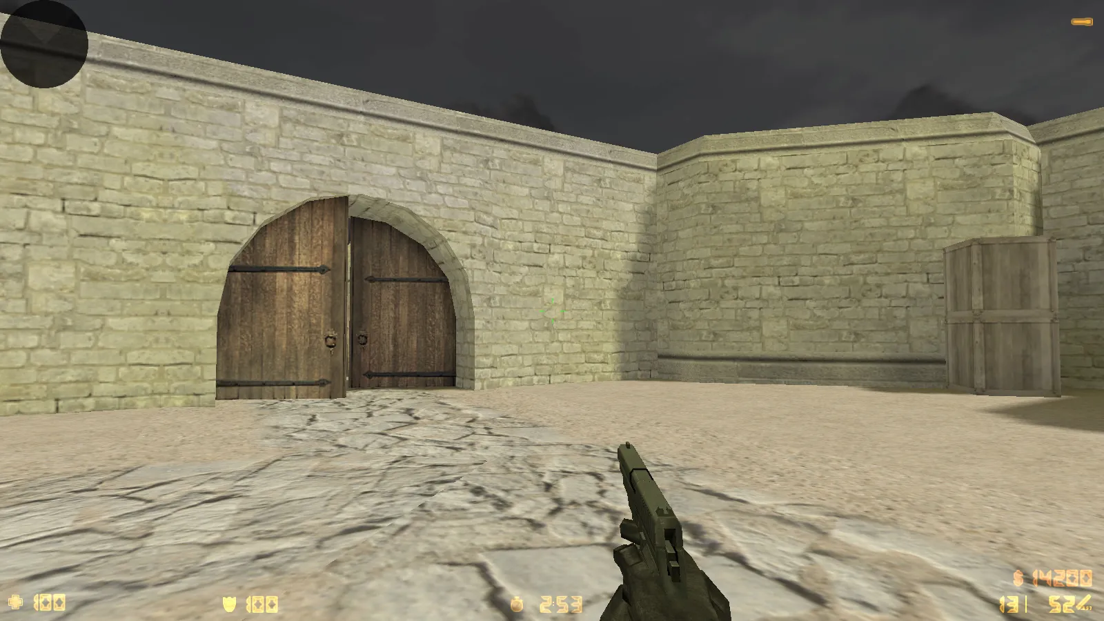 Скриншот  CS 1.8 сборка для CS 1.6: v_ p_ w_ модели оружия, звуки, интерфейс, стабильный config.cfg и защита MasterServer-подмены