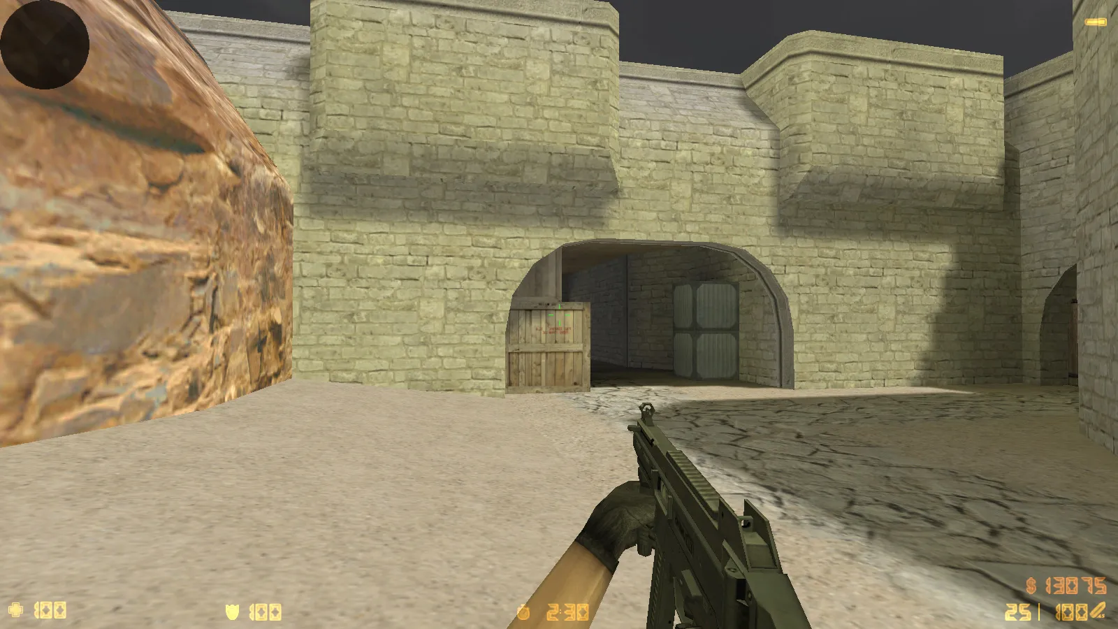 Скриншот  CS 1.8 сборка для CS 1.6: v_ p_ w_ модели оружия, звуки, интерфейс, стабильный config.cfg и защита MasterServer-подмены