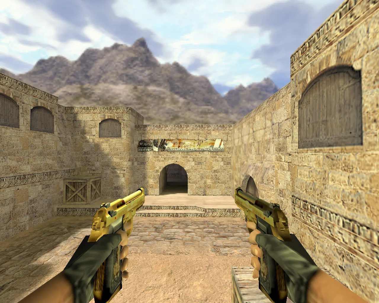 Скриншот Модель «Dual Elites Золотой» для CS 1.6 - Качественная графика и анимация