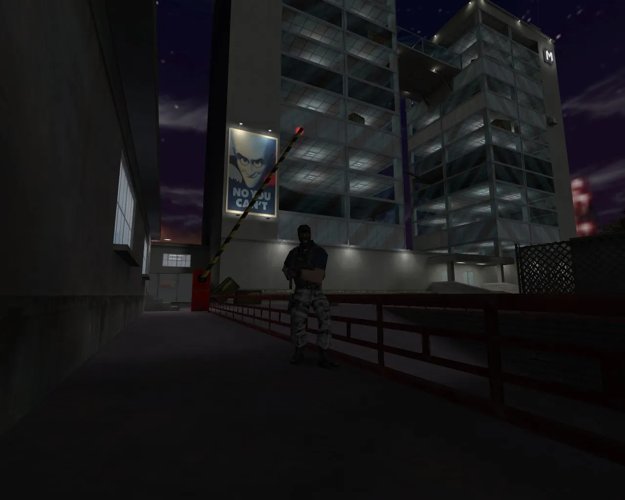 Скриншот  Карта de_monolith для CS 1.6 – Тактические возможности и баланс сторон