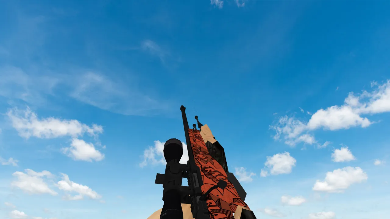 Скриншот Модель «AWP «БАХ» с наклейками» для CS 1.6