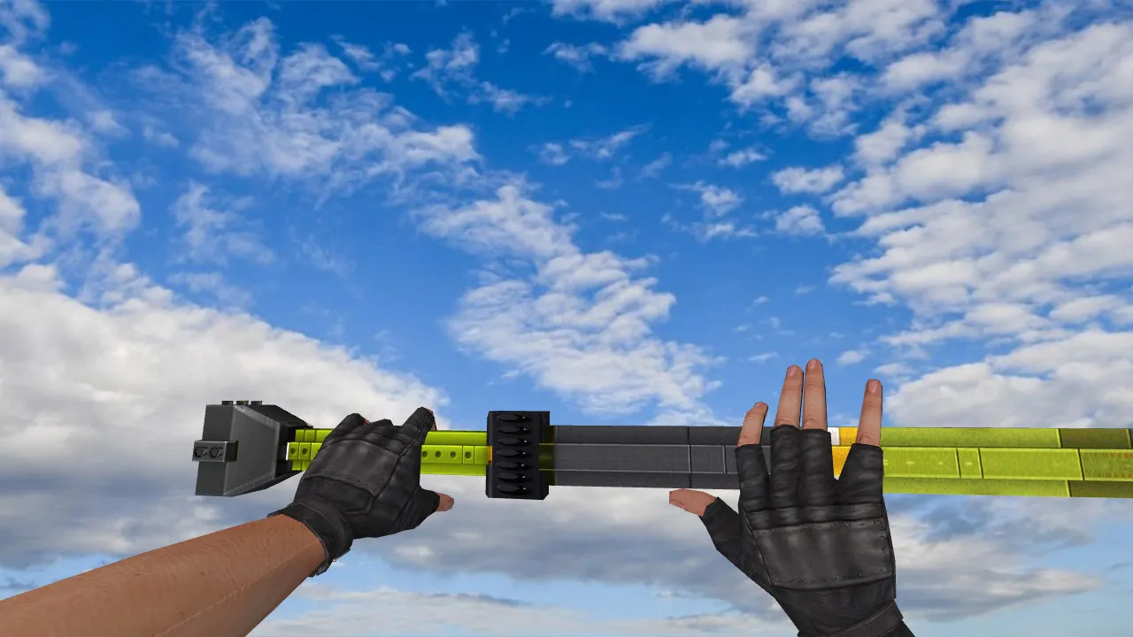 Скриншот Модель ножа «LEGO Sword» для CS 1.6: v_ и p_ модели, звук, анимация осмотра, текстуры, настройка и проверка