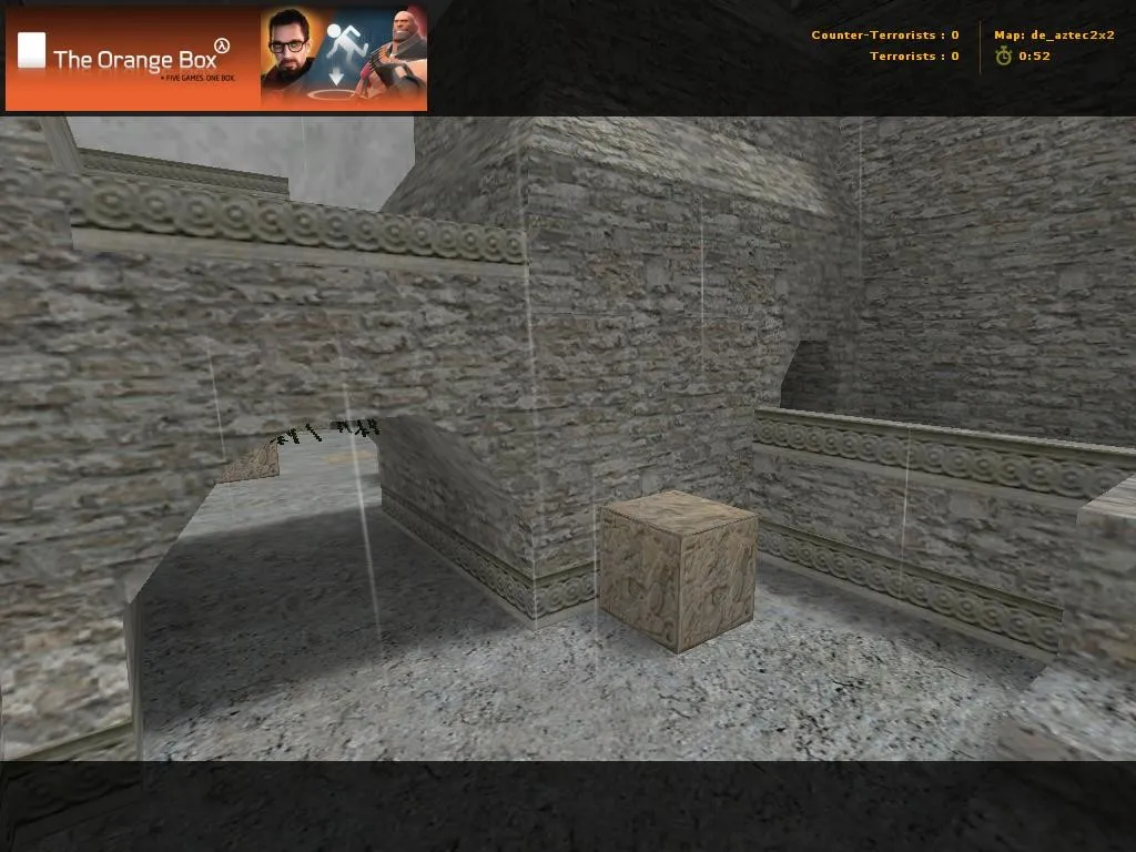 Скриншот  Карта de_aztec2x2 для CS 1.6: точки, .nav для ботов, оптимизация wpoly/epoly и настройка карты под сервер