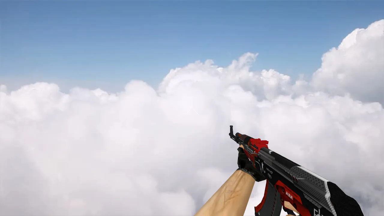 Скриншот Модель «AK-47 Aim Technology» для CS 1.6 – точность и стиль