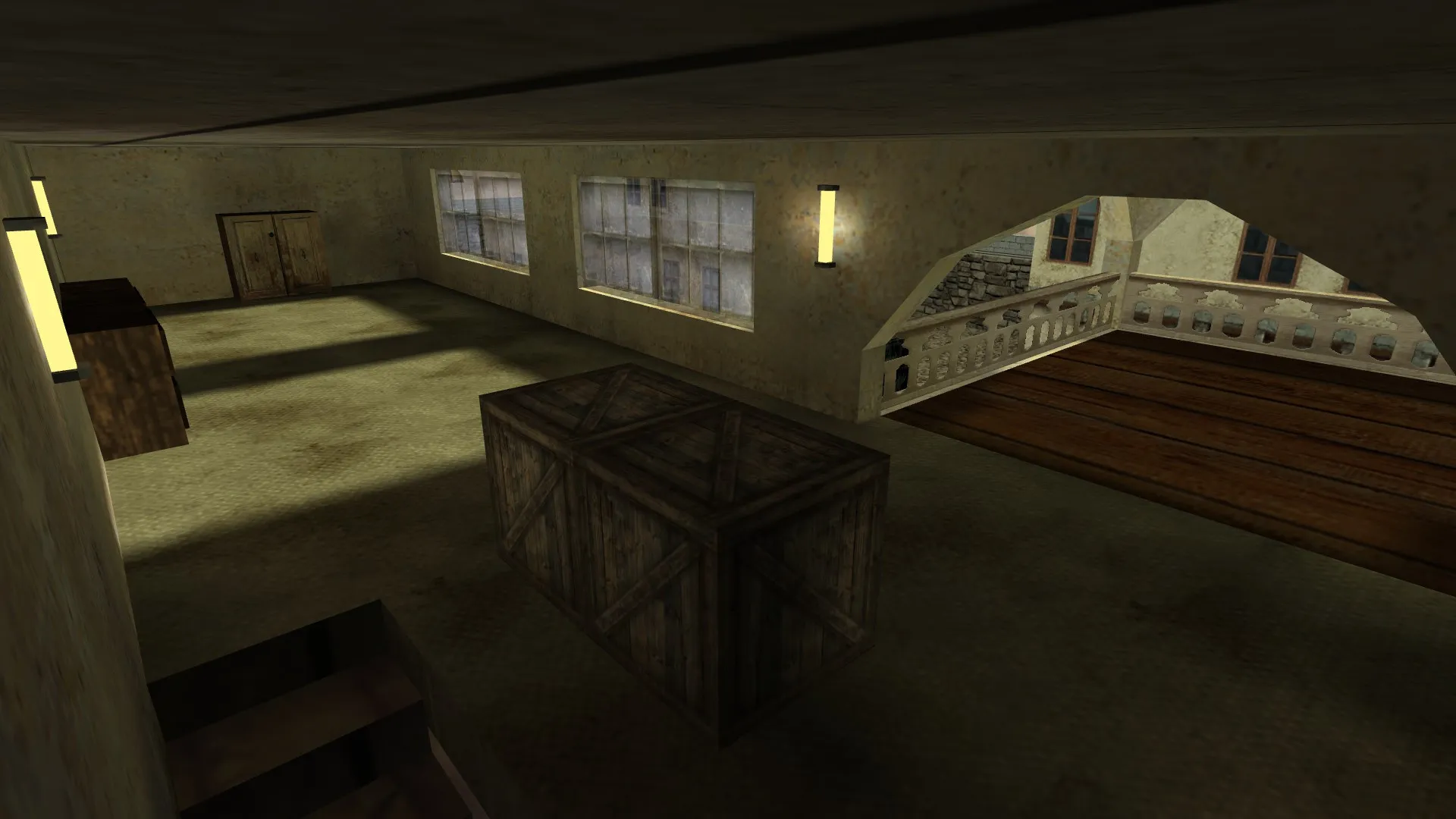 Скриншот  Карта de_southwood для CS 1.6 - Затененные тактики и новые горизонты