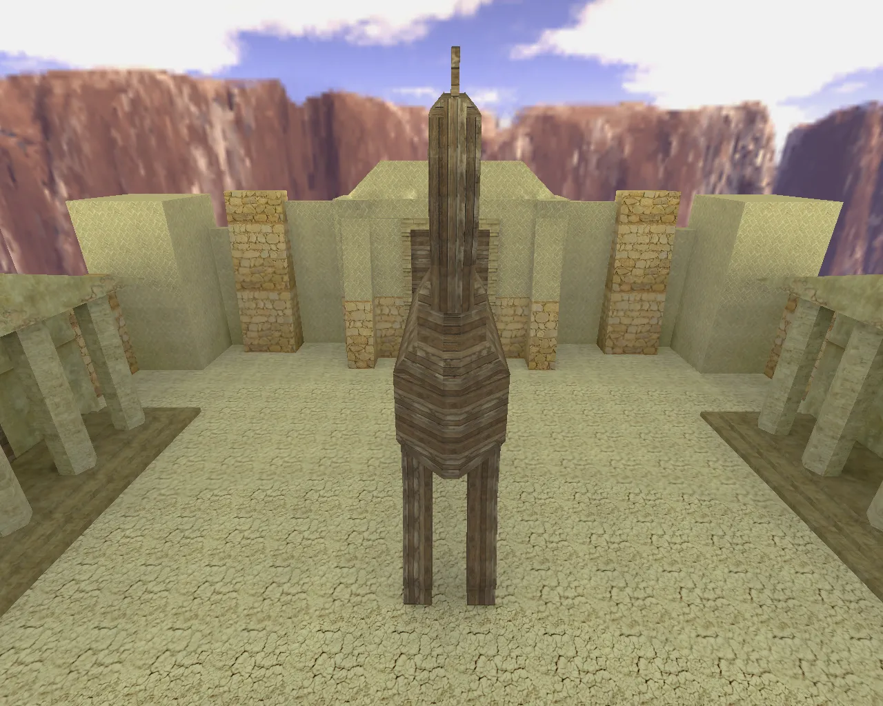 Скриншот  Карта ka_troy для CS 1.6: ножевые раунды, баланс сторон, точки и боты с .nav