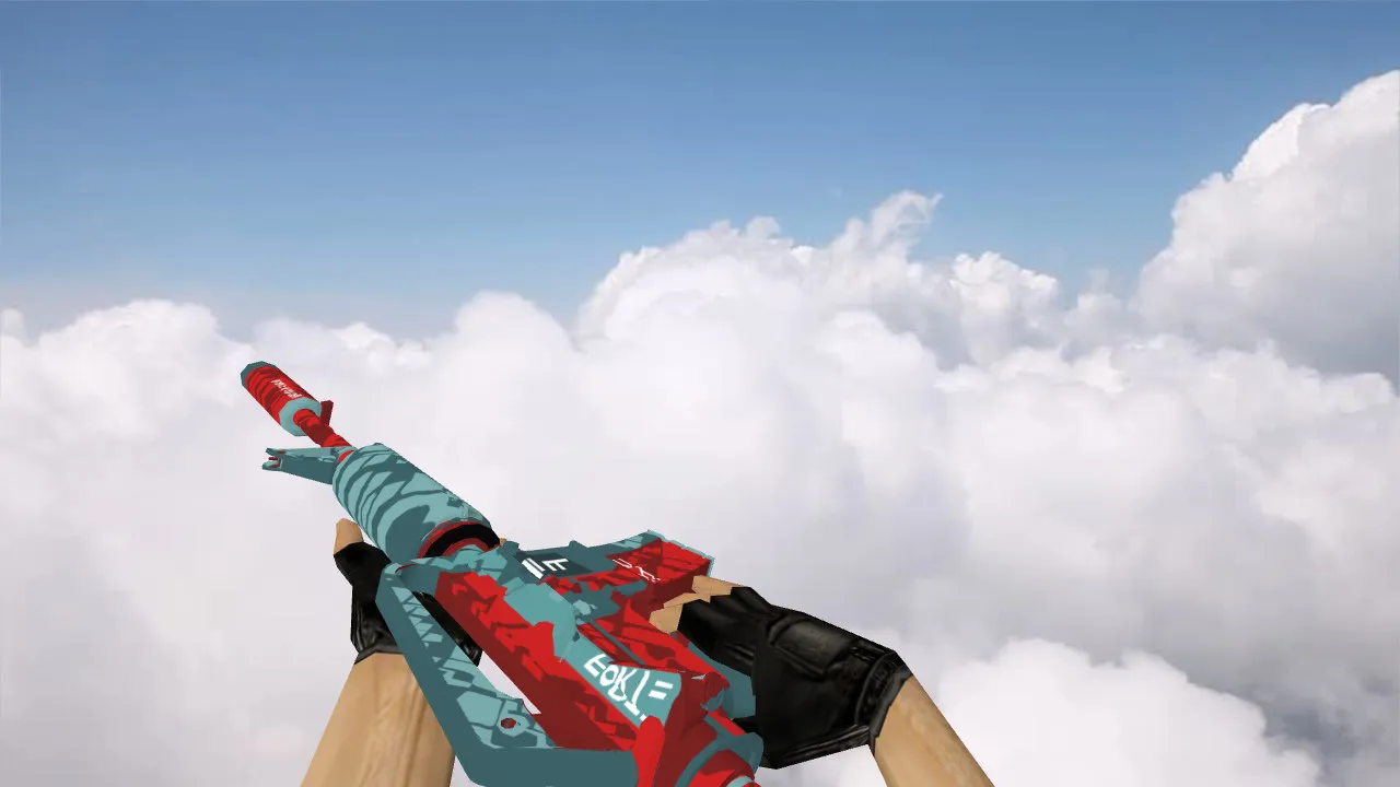 Скриншот Модель «M4A1 Forte» v_m4a1_forte p_m4a1_forte w_m4a1_forte для CS 1.6: звук, анимация осмотра, текстуры