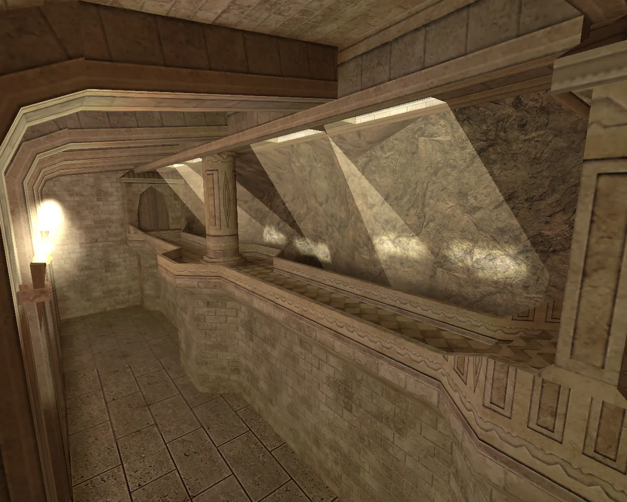 Скриншот  Карта 1hp_freak для CS 1.6: ножевой режим, точки и тактики, .nav для ботов, оптимизация wpoly/epoly