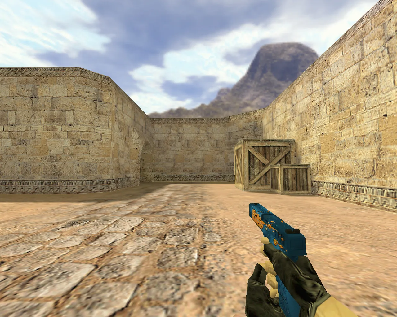 Скриншот Модель «Glock Огненный» для CS 1.6: Скачайте прямо сейчас